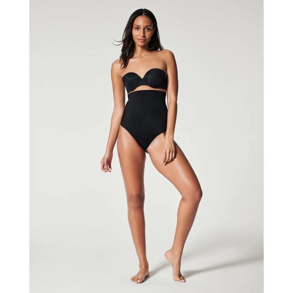 SPANX Other - NEW SPANX  High-Waisted Thong Panties BLACK Size Small Shapewear